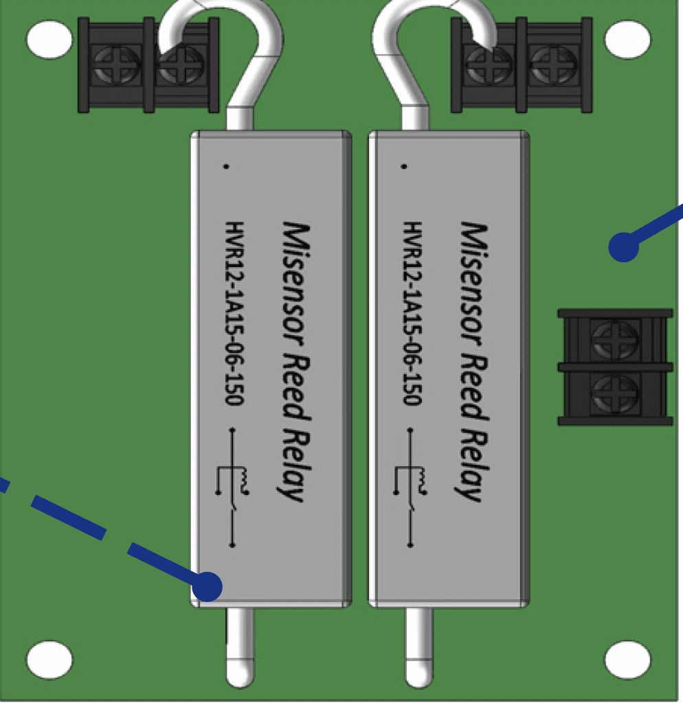 Modulo relè reed ad alta tensione 12V e bobina da 20KV HRM12-2A20